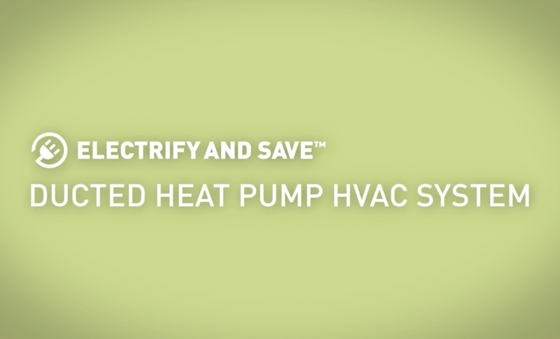 Ducted Heat Pump HVAC System