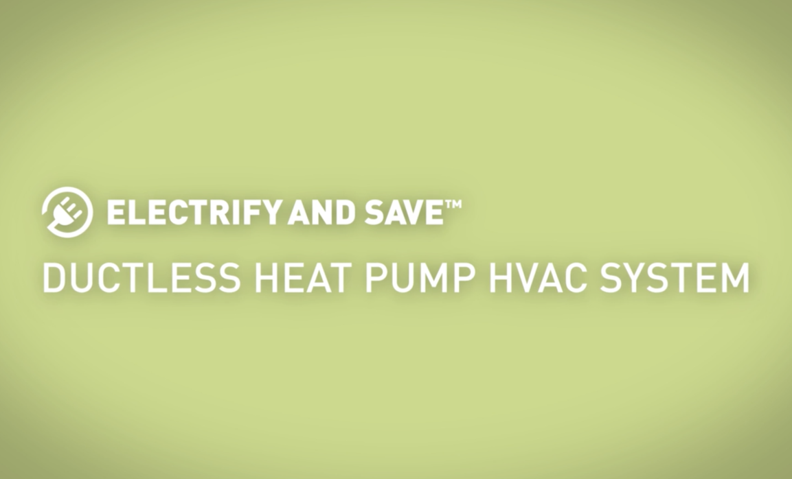 Ductless Heat Pump HVAC System