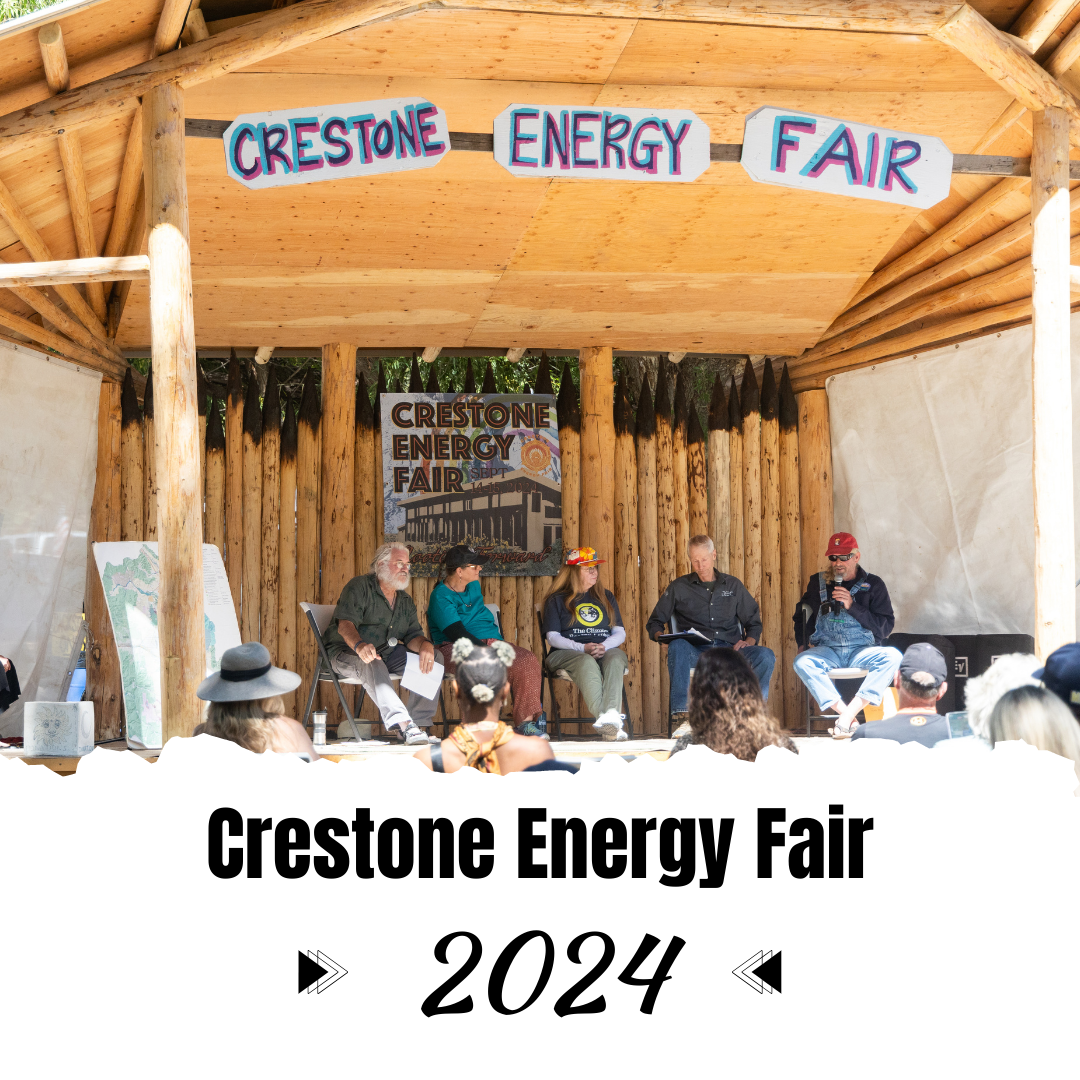 Crestone Energy Fair stage with panelists